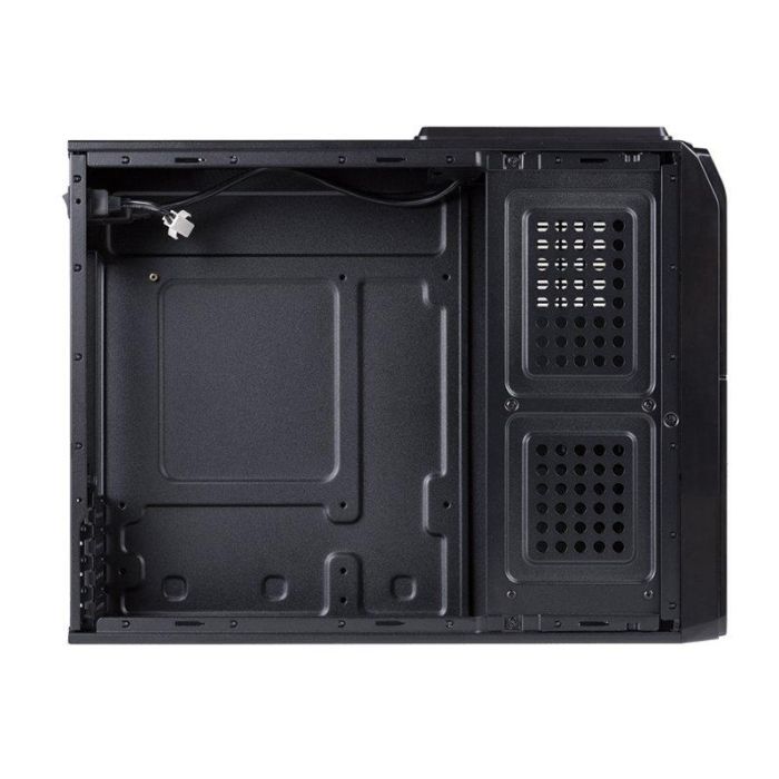 Hiditec SLM20 PRO Torre PC Micro ATX Negro | Chasis SECC Compacto para Hogar/Oficina | USB 3.0, Bahía Slim ODD, Compatible ATX, Posición Vertical/Horizontal 2