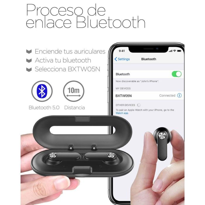 Auriculares Inalámbricos KSIX Leaf 7 Auriculares Inalámbricos KSIX Leaf 7