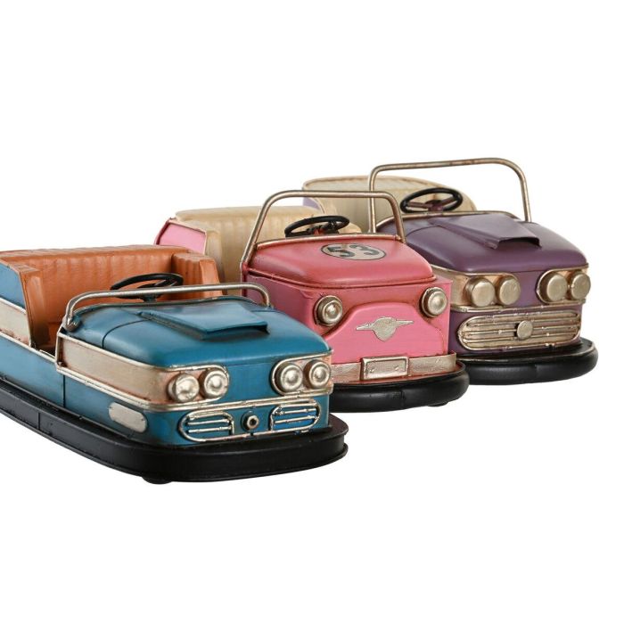 Figura Decorativa DKD Home Decor Azul Rosa Lila Vintage 19,5 x 11 x 9,5 cm (3 Unidades) 1 Figura Decorativa DKD Home Decor Azul Rosa Lila Vintage 19,5 x 11 x 9,5 cm (3 Unidades) 1