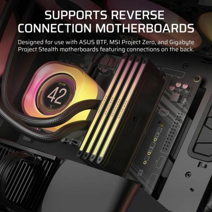 Corsair Caja 5000T LX RGB CC-9011298-WW Cristal Templado Mid-Tower Negro 2