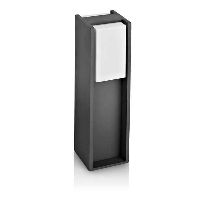 Philips Baliza LED E27 Modelo Bridge, Aluminio Antracita, 12.1x40.2x12.1 cm, IP44 0 Philips Baliza LED E27 Modelo Bridge, Aluminio Antracita, 12.1x40.2x12.1 cm, IP44 0