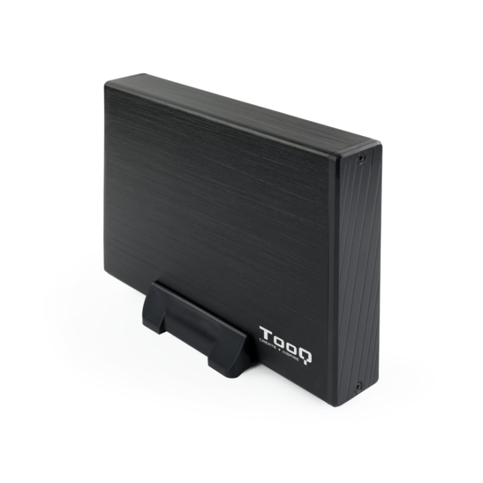 TooQ TQE-3527B Caja Disco Duro Externa 3.5" SATA USB 3.0 Aluminio Negro