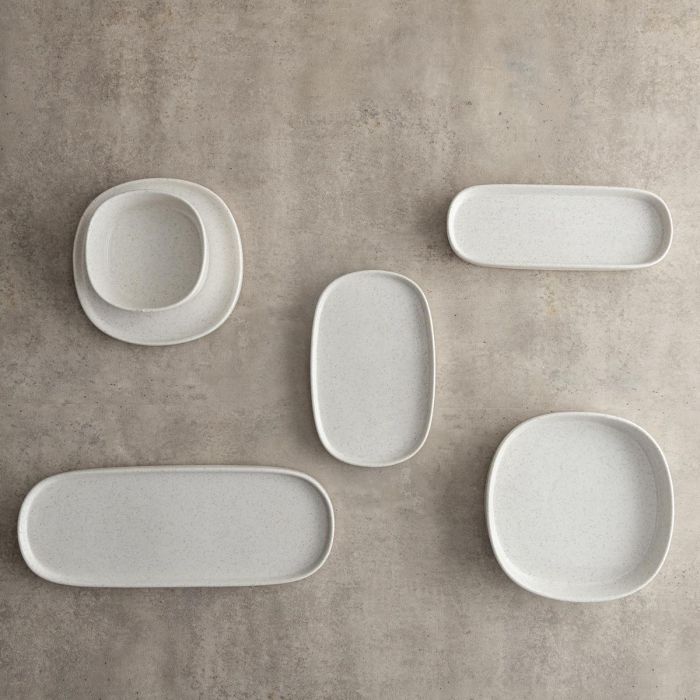Plato Porcelana Alumina Elite Bidasoa 16,5x16,5x1,7 cm (8 Unidades) 2