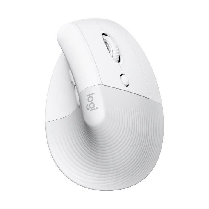 Ratón Inalámbrico Logitech Lift Blanco Ergonómico 4000 dpi