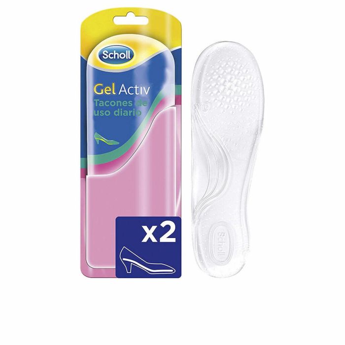 Scholl Plantillas Tacón GEL ACTIV de uso diario para mujer #Talla 35-40,5 – Soporte y Comodidad Invisibles