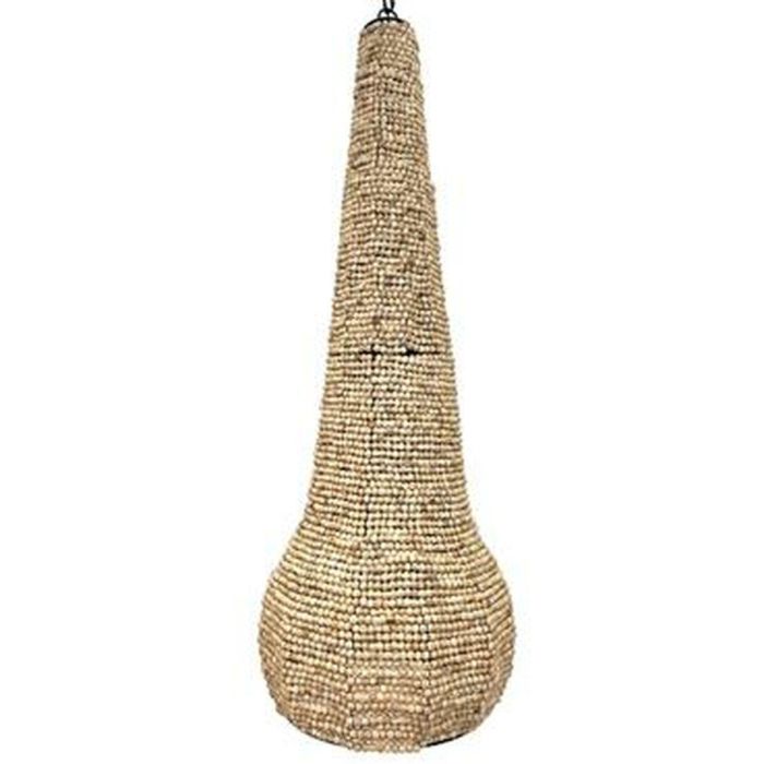 Lampara Techo Balines DKD Home Decor Natural 36.5 x 174.5 x 36.5 cm Lampara Techo Balines DKD Home Decor Natural 36.5 x 174.5 x 36.5 cm