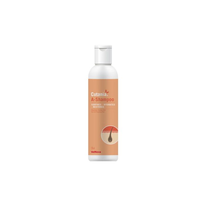 Cutania A-Shampoo para Piel Sensible con Avena, Calmante e Hidratante 236 mL