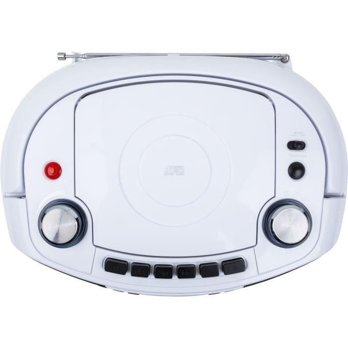 Thomson RK201CD Radiocasete portátil y reproductor de CD Blanco 2 Thomson RK201CD Radiocasete portátil y reproductor de CD Blanco 2
