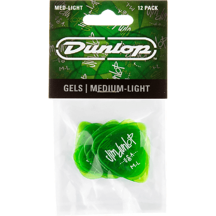 Pack 12 Púas Gels -Medium / Light Pack 12 Púas Gels -Medium / Light
