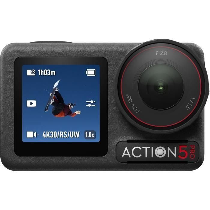 Osmo Action 5 Adventure Combo - DJI - CMOS 1/1.3 - Pantalla táctil - UHD 4K120, 2.7K120, 1080p240 - 12 MP - Bluetooth 5.0 - Wi-Fi Osmo Action 5 Adventure Combo - DJI - CMOS 1/1.3 - Pantalla táctil - UHD 4K120, 2.7K120, 1080p240 - 12 MP - Bluetooth 5.0 - Wi-Fi