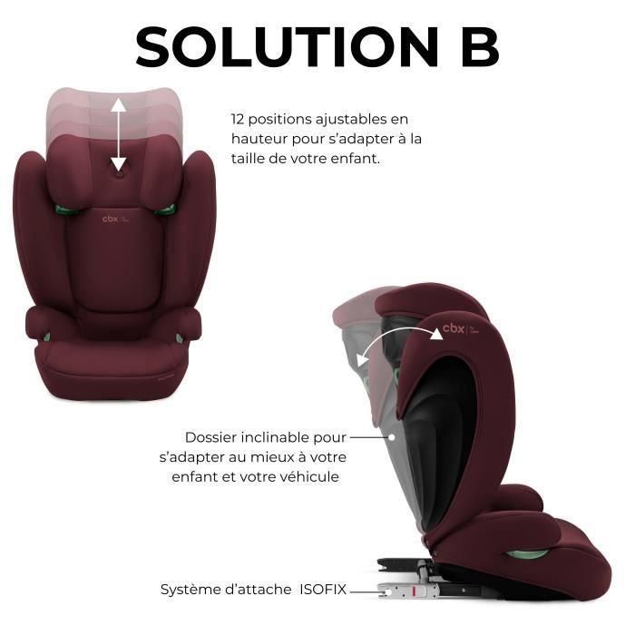 Cybex CYB4063846370795 Silla de Coche SEP B I-FIX Dynamic Grupo 2/3 Rojo 2 Cybex CYB4063846370795 Silla de Coche SEP B I-FIX Dynamic Grupo 2/3 Rojo 2