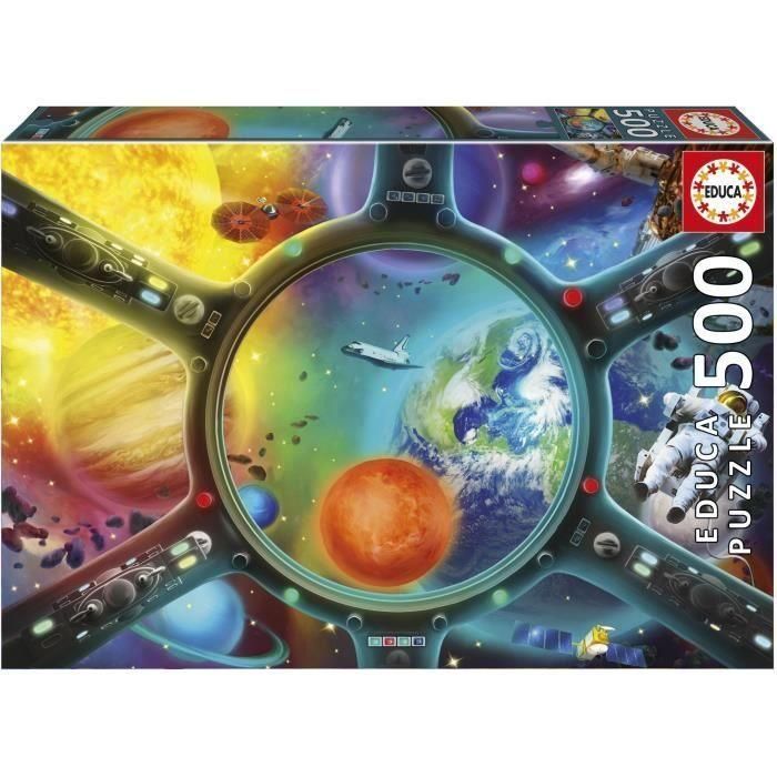 Educa EDU1747456964831 Puzzle Paseo Espacial 500 piezas Temática ciencia y espacio 48x34 cm