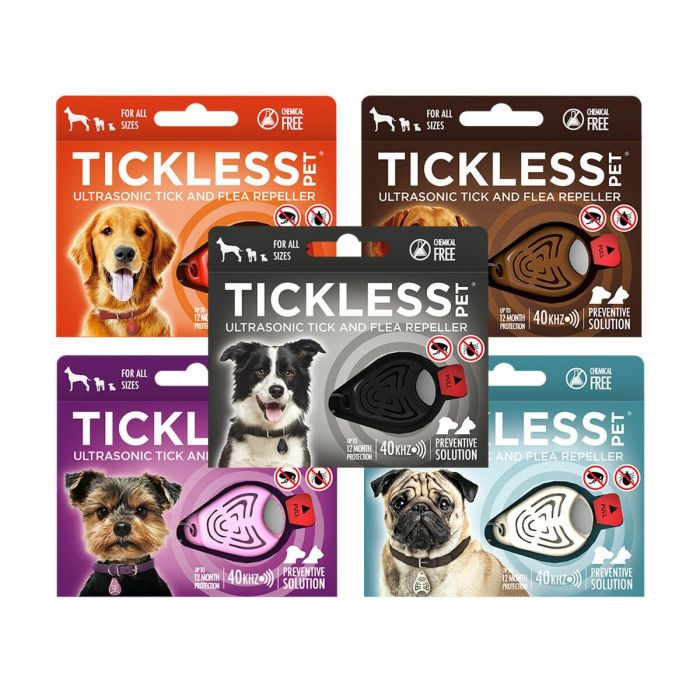 Tickless AUC5999566451010 Repelente de garrapatas y pulgas para mascotas a pilas - Beige 10 Tickless AUC5999566451010 Repelente de garrapatas y pulgas para mascotas a pilas - Beige 10