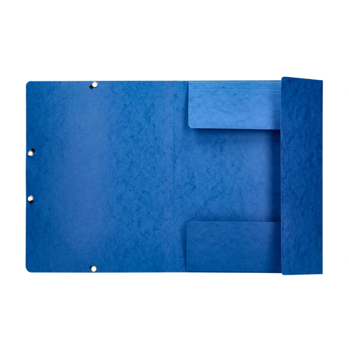 Q-connect Carpeta kf02167 Gomas Cartón Símil Prespán Solapas 320x243 mm Azul 8