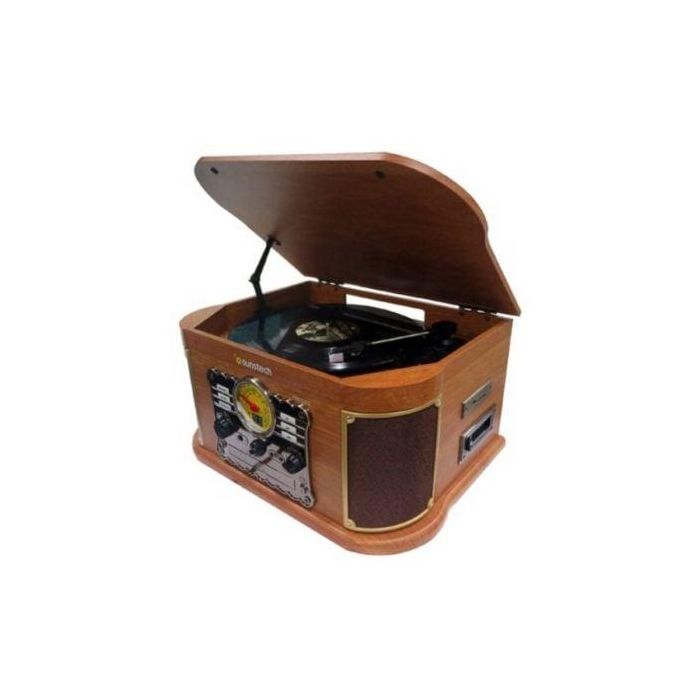 Tocadiscos Sunstech PXRC52CD/ Bluetooth/ Radio FM/ Cassette/ Conversor a MP3 1 Tocadiscos Sunstech PXRC52CD/ Bluetooth/ Radio FM/ Cassette/ Conversor a MP3 1