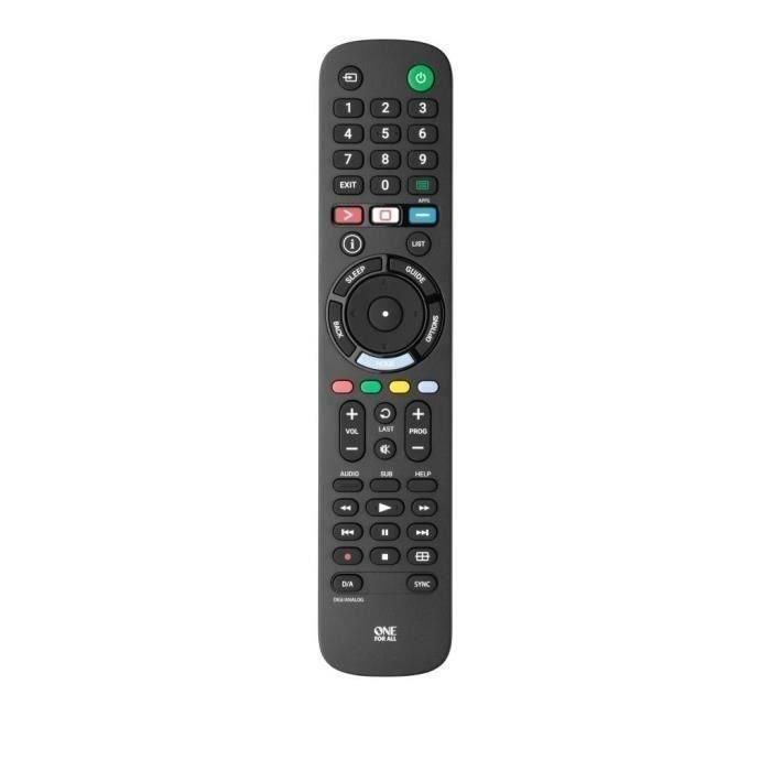 ONE FOR ALL URC4912 - Mando a distancia de repuesto para Sony TV 1 ONE FOR ALL URC4912 - Mando a distancia de repuesto para Sony TV 1