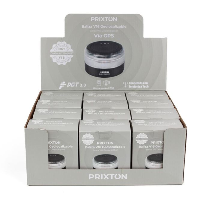 Prixton Baliza de Emergencia V16 Homologada Conectada Geolocalizable DGT 3.0 6