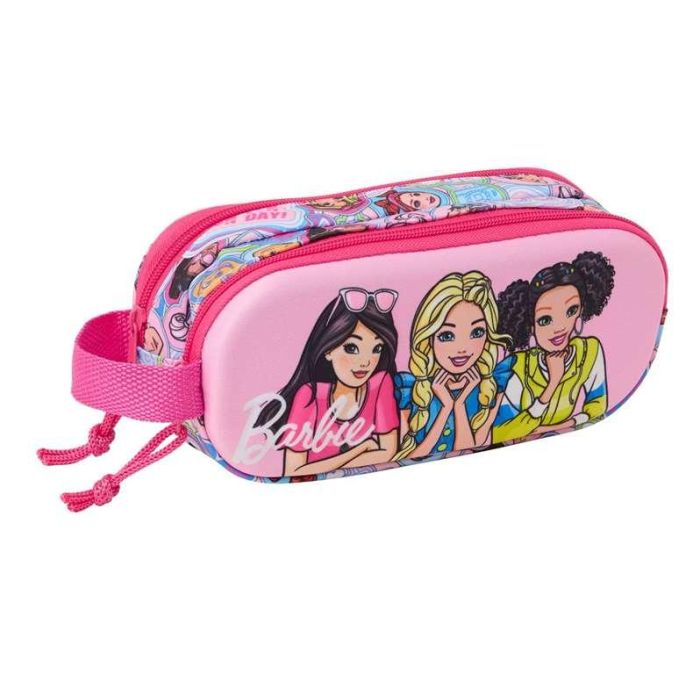 Bolso Escolar Portatodo Safta Doble 3D Mochilas 3D Barbie 80x210x60 mm Bolso Escolar Portatodo Safta Doble 3D Mochilas 3D Barbie 80x210x60 mm