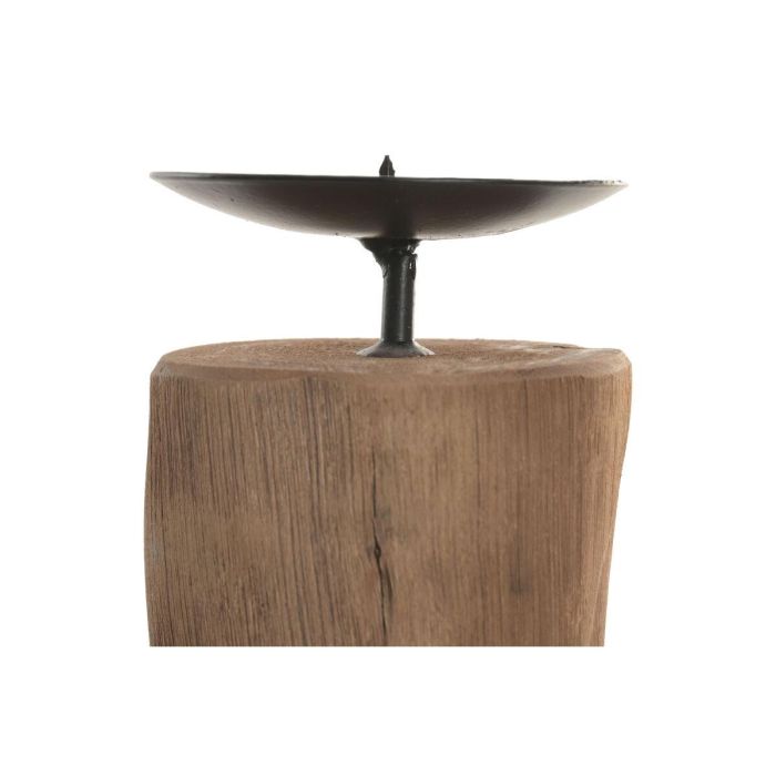 DKD Home Decor Portavelas Vintage Marrón Negro 8 x 30 x 8 cm Set de 3 4 DKD Home Decor Portavelas Vintage Marrón Negro 8 x 30 x 8 cm Set de 3 4