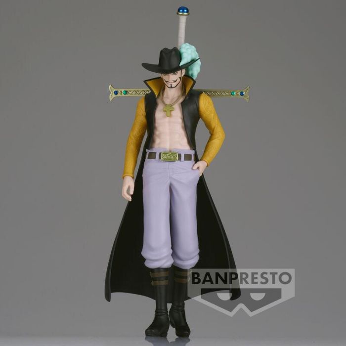 Banpresto Figura One Piece The Shukko Dracule Mihawk 16 cm PVC BP89726P 1 Banpresto Figura One Piece The Shukko Dracule Mihawk 16 cm PVC BP89726P 1