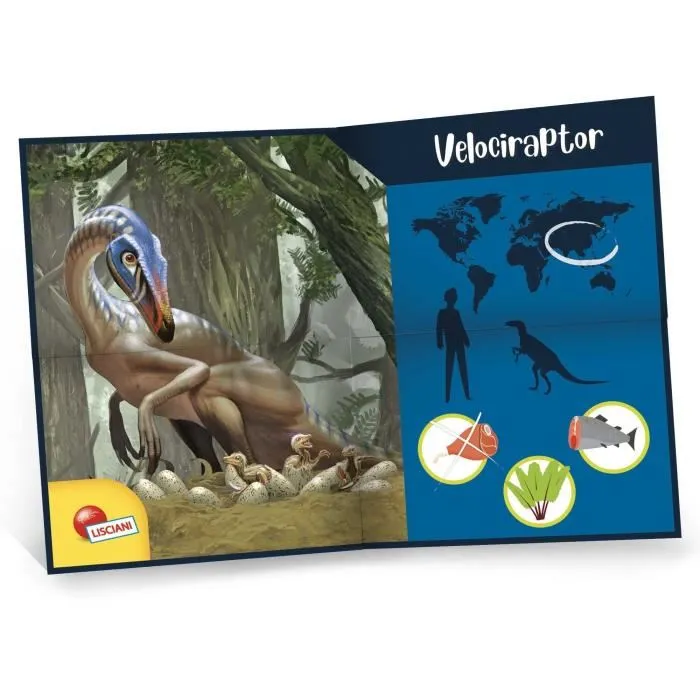 Lisciani Giochi Super Kit Velociraptor Nuevo Excavación Dinosaurio Juguete Científico para Niños a Partir de 7 Años 3