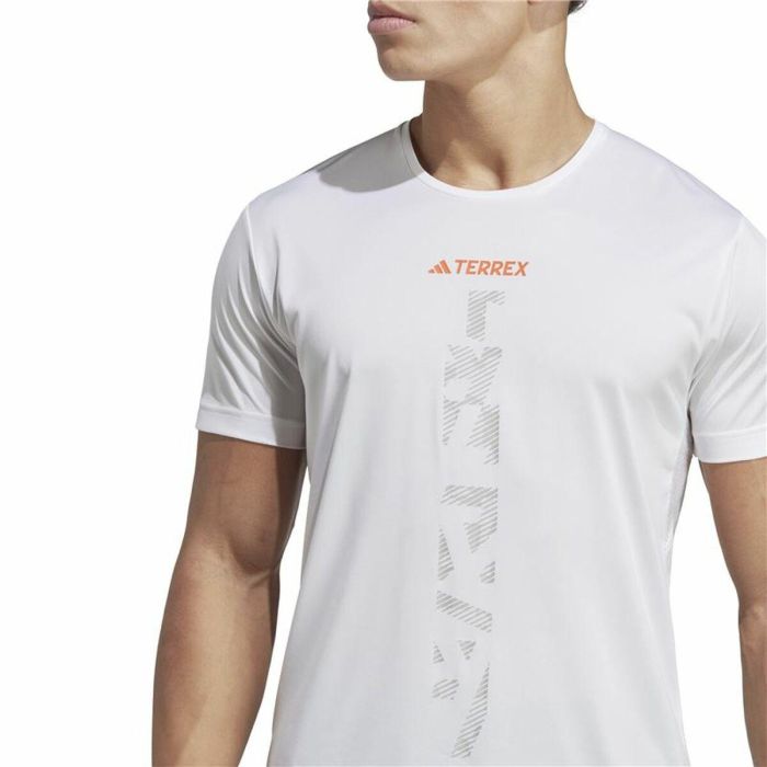 Camiseta de Manga Corta Hombre Adidas Agr Shirt Blanco 3 Camiseta de Manga Corta Hombre Adidas Agr Shirt Blanco 3