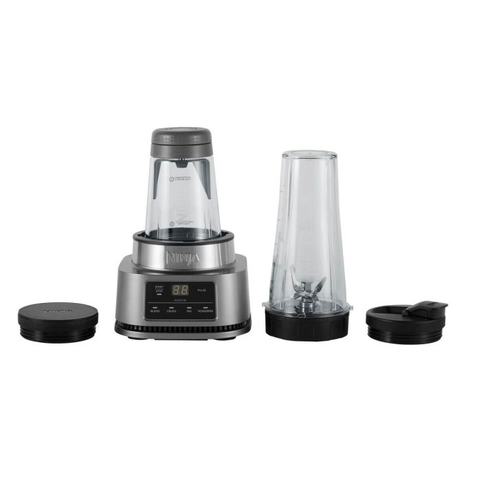 Ninja CB100EU Batidora de Vaso Foodi Standmixer 0.7L con Función de Impulso y Picahielos 1100W Negro/Acero Inoxidable 24 Ninja CB100EU Batidora de Vaso Foodi Standmixer 0.7L con Función de Impulso y Picahielos 1100W Negro/Acero Inoxidable 24