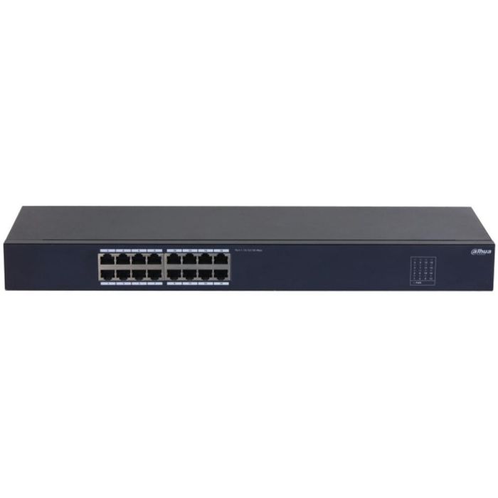 Dahua Technology SF1016 Switch Fast Ethernet (10/100) No Administrado L2, 16 Puertos RJ-45, Montaje Rack, Negro, Sin Ventilador 1 Dahua Technology SF1016 Switch Fast Ethernet (10/100) No Administrado L2, 16 Puertos RJ-45, Montaje Rack, Negro, Sin Ventilador 1