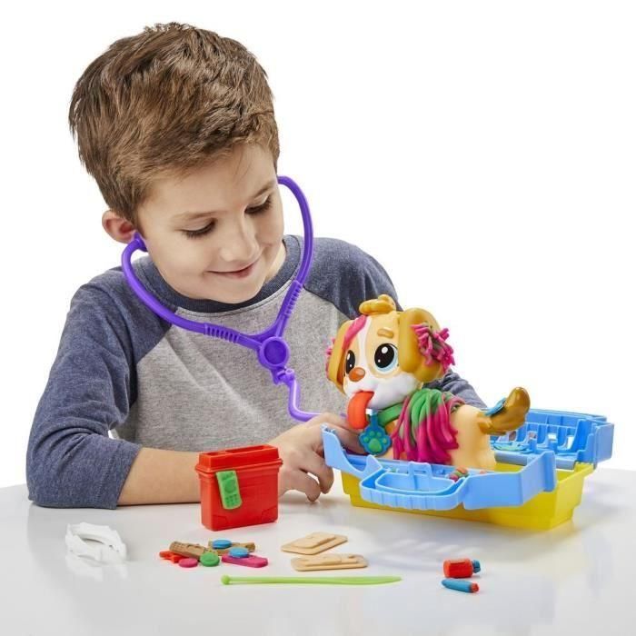 PLAY-DOH - Caja - La práctica veterinaria con perro, estuche, 10 herramientas y 5 colores 2 PLAY-DOH - Caja - La práctica veterinaria con perro, estuche, 10 herramientas y 5 colores 2