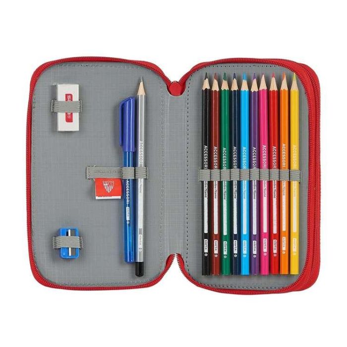 Plumier Doble Sevilla Fútbol Club M854 Rojo 12.5 x 19.5 x 4 cm (28 piezas) 4 Plumier Doble Sevilla Fútbol Club M854 Rojo 12.5 x 19.5 x 4 cm (28 piezas) 4
