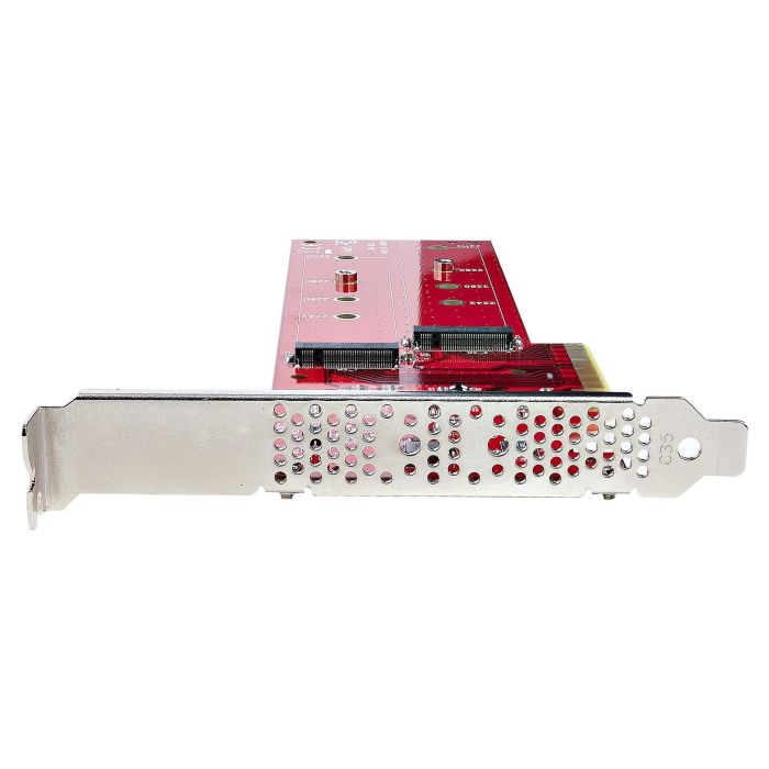 StarTech Tarjeta Adaptadora PCIe Dual M.2 NVMe AHCI a PCI Express 4.0 x8 x16 para SSDs M.2, 7.8Gbps por Unidad, 6493014h 2
