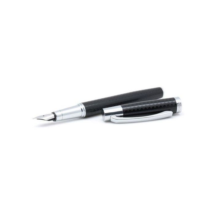 Pluma Inoxcrom Arc Metalico Lacado Carbone