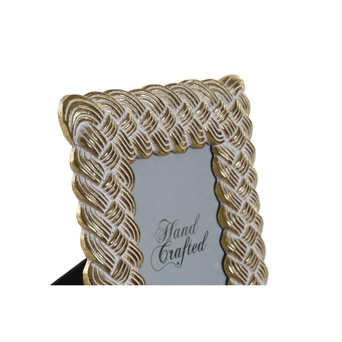 DKD Home Decor Marco Foto 10x15 Tradicional Dorado Resina 2 Unidades 2 x 22 x 17 cm 1
