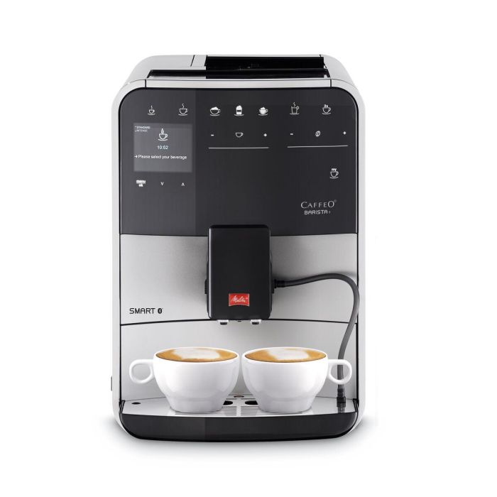 Melitta F831-101 Cafetera Súper Automática Barista T Smart 5 Intensidades de Café, Limpieza y Descalcificación Auto, 1.8L, sin Leche, Plateada 3 Melitta F831-101 Cafetera Súper Automática Barista T Smart 5 Intensidades de Café, Limpieza y Descalcificación Auto, 1.8L, sin Leche, Plateada 3
