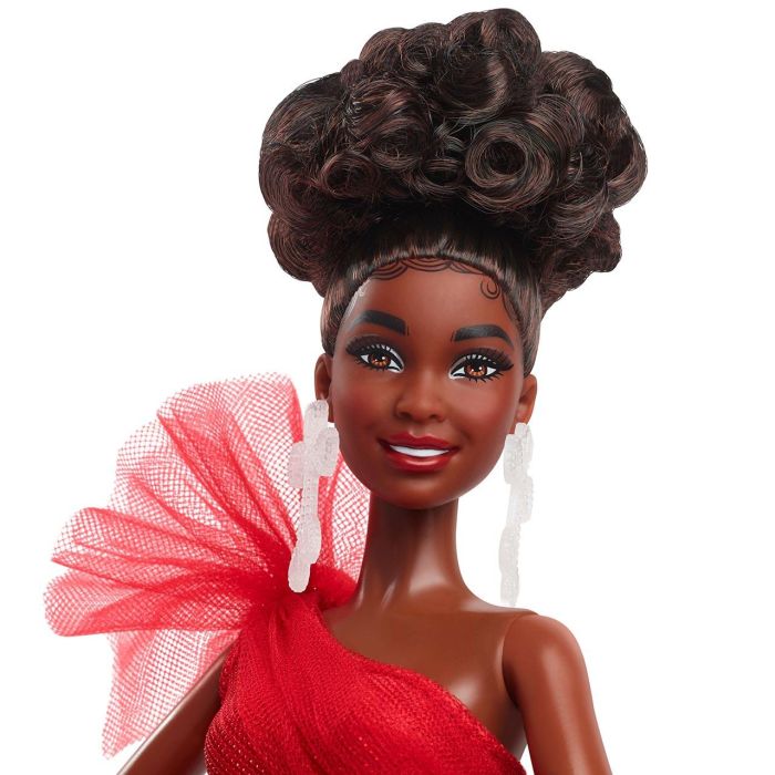 Muñeca Barbie Signature Holiday Pelo Negro Hrm62 Mattel 3