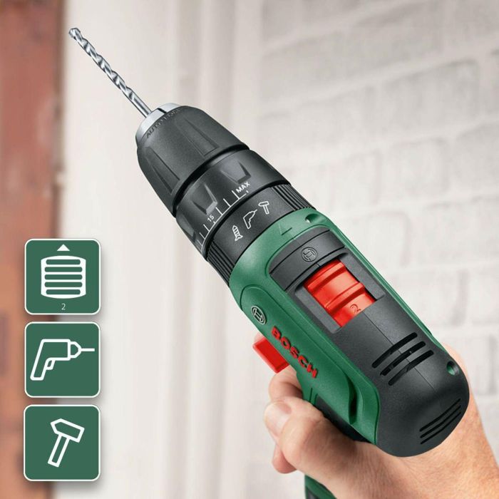 Bosch EasyImpact 1200 Taladro Percutor a Batería, Compacto, con 1 Batería 1.5 Ah y 20 Posiciones de Par 3 Bosch EasyImpact 1200 Taladro Percutor a Batería, Compacto, con 1 Batería 1.5 Ah y 20 Posiciones de Par 3