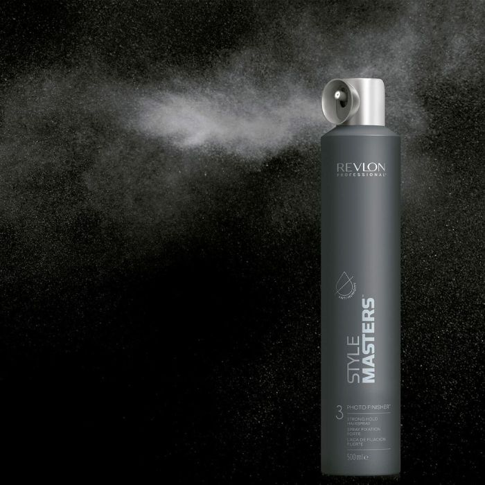 Revlon STYLE MASTERS Photo Finisher Laca de Fijación Fuerte y Duradera con Rápido Secado y Acabado Mate Natural para Cabello 500 ml 5