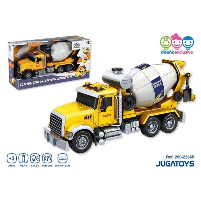 Camion hormigonera con luces y sonidos 35x18x12 1 Camion hormigonera con luces y sonidos 35x18x12 1