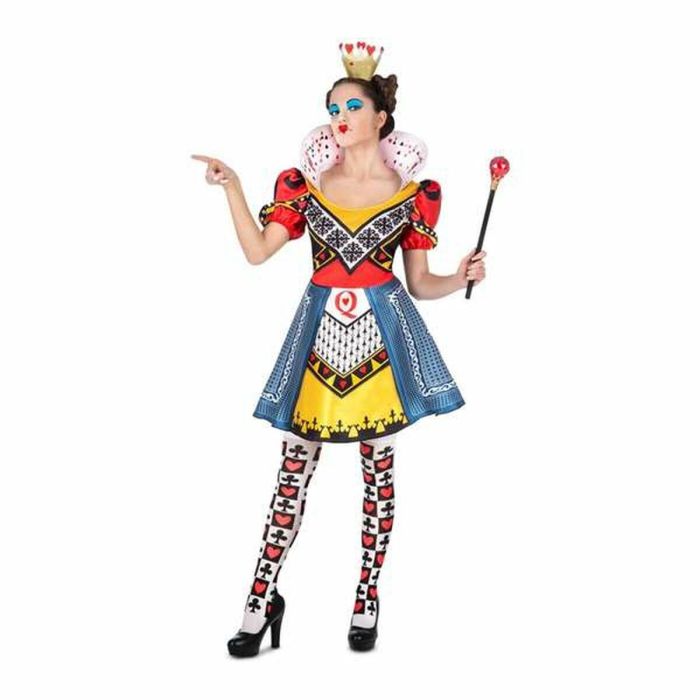 Disfraz reina de corazones diadema con corona, vestido y medias talla l Disfraz reina de corazones diadema con corona, vestido y medias talla l
