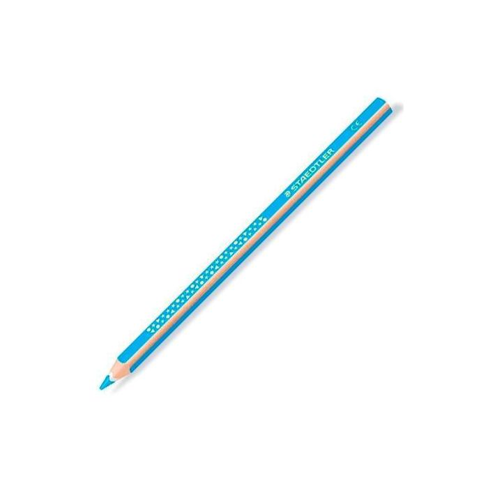 Staedtler Lápices de Colores Jumbo Noris Triangular Unicolor Celeste (10 Unidades) (10 Unidades)