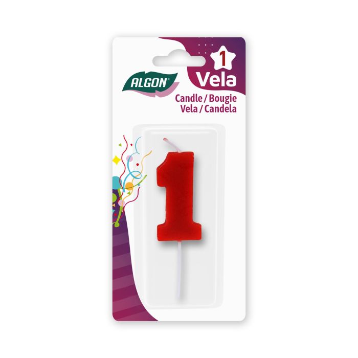 Vela Roja N.1 Algon - Aromatizante de ambiente (36 Unidades) 1 Vela Roja N.1 Algon - Aromatizante de ambiente (36 Unidades) 1