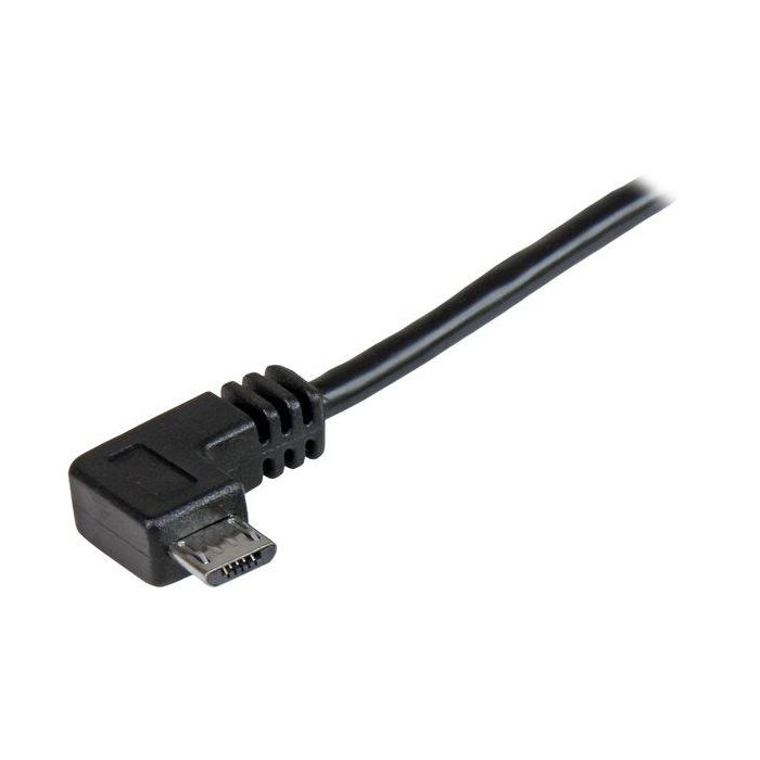 Cable USB a Micro USB Startech USBAUB50CMRA Negro 2