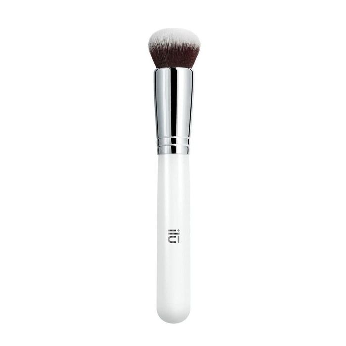 Ilū #105 Brocha de Maquillaje Kabuki de Punta Redonda para Bases Líquidas, Crema y Minerales, Cerdas Taklon Sintéticas, Vegana, 1 unidad 3 Ilū #105 Brocha de Maquillaje Kabuki de Punta Redonda para Bases Líquidas, Crema y Minerales, Cerdas Taklon Sintéticas, Vegana, 1 unidad 3