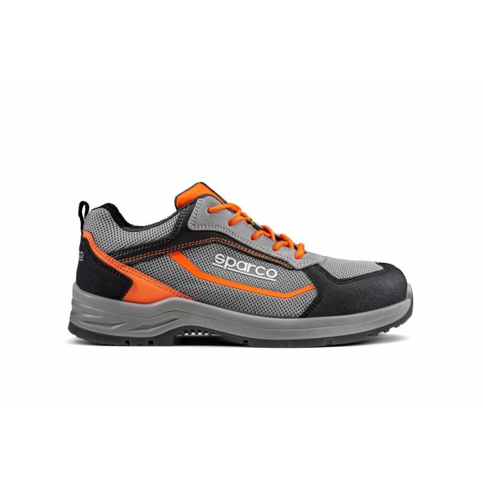 Sparco S0753943GRAF Zapato Seguridad Indy-R Pato S1P ESD Talla 43 Gris-Naranja Fluor 1