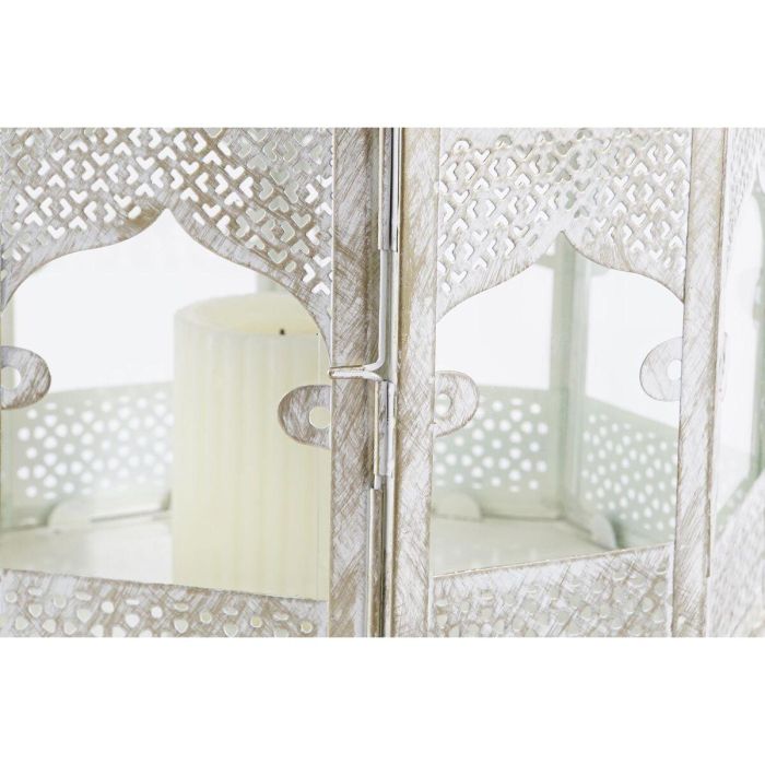 Farola Arabe DKD Home Decor Blanco Dorado 30 x 71 x 30 cm 2