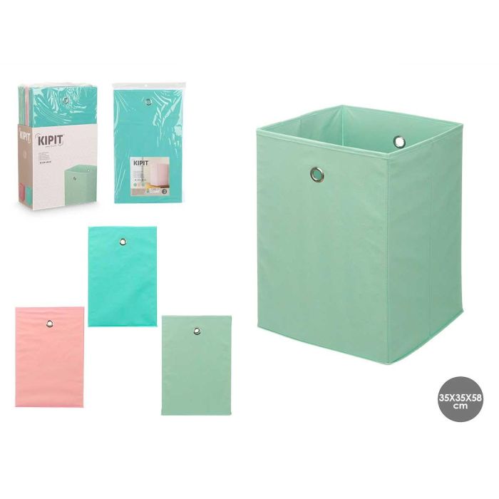 Caja Plegable Organizadora Kipit 35x35x58 cm - Rosa, Turquesa, Verde (12 Unidades) Caja Plegable Organizadora Kipit 35x35x58 cm - Rosa, Turquesa, Verde (12 Unidades)