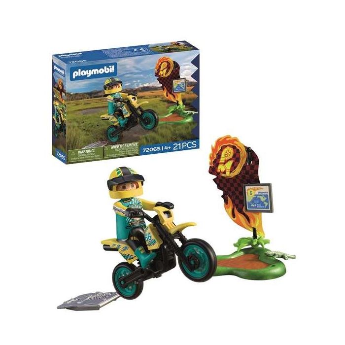 Playmobil CITY Action 70382 - Moto Todoterreno con Figura, Juguete para niños de 4 a 10 años Playmobil CITY Action 70382 - Moto Todoterreno con Figura, Juguete para niños de 4 a 10 años