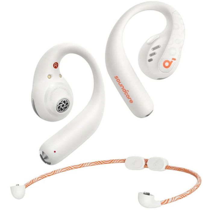 Anker Soundcore AeroFit Pro true wireless in-Ear Headphones, intrauriculares, blancos