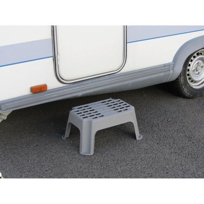 Peldaños fijos - OPTIMA - Polipropileno reforzado - Superficie antideslizante - 150 kg máx - 420 x 240 x 280 mm 1