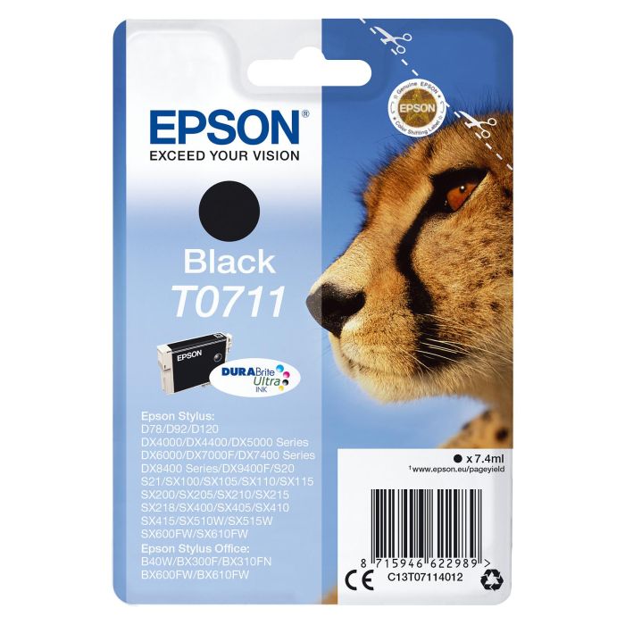 Epson Stylus D-78/92/120/DX-4000/5000/6000/7000F Cartucho Negro Epson Stylus D-78/92/120/DX-4000/5000/6000/7000F Cartucho Negro